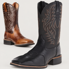 Men's square toe western boots