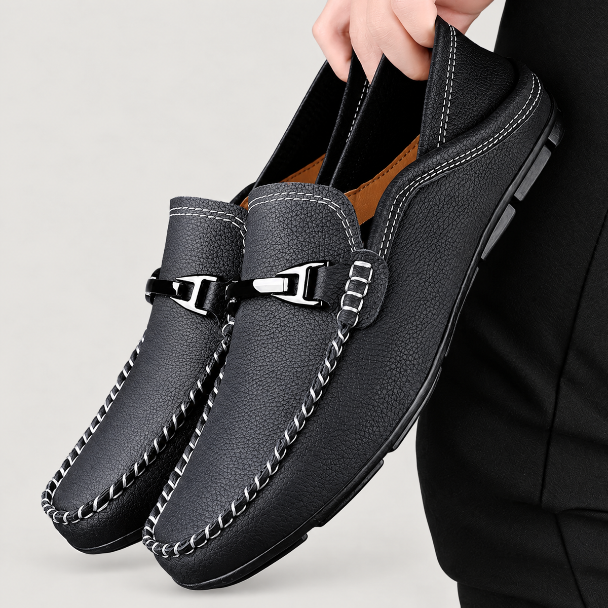 Men's bit driving loafers