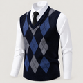 Men's argyle sweater vest
